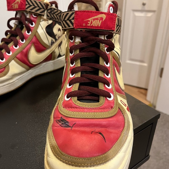 nike high-top vandals (king of hearts) - size 10 - Picture 7 of 9